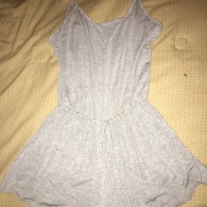 Gray classic romper